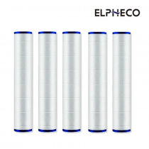 ELPHECO 增壓除氯雙面蓮蓬頭替換濾心